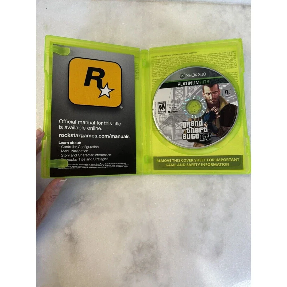 Grand Theft Auto IV GTA 4 Microsoft Xbox 360
